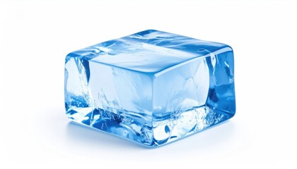 Transparent ice cube