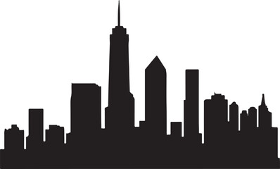 Fototapeta premium Abstract geometric shapes with bold color accents and silhouette element