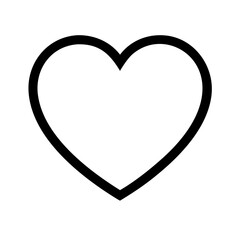 heart icon vector