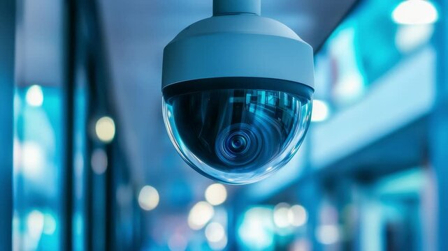 Security Surveillance Camera Guards Place Safety