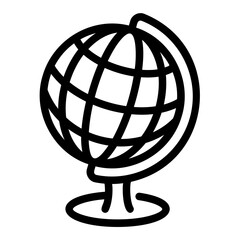 globe Line Icon