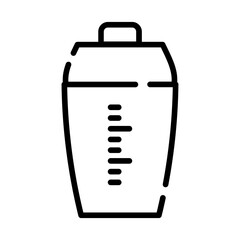 Shaker bottle icon