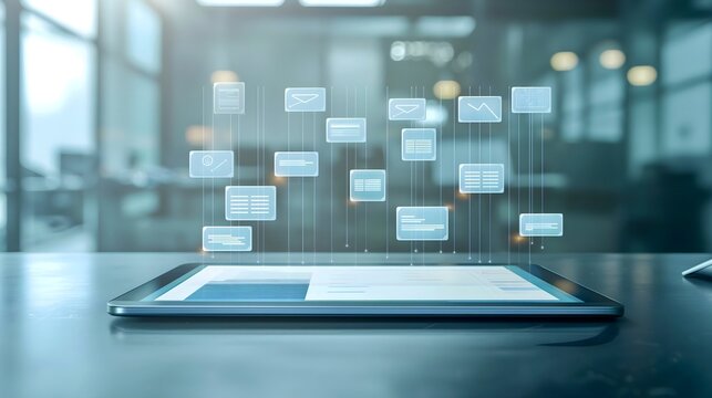 Floating message and emails 