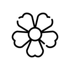 Obraz premium Jasmine flower icon