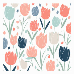 Plant leaves and flower textures, exquisite vector floral patterns.	