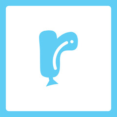 Small alphabet Balloon shapes r