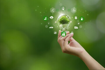 Green business and sustainable development, World earth day, Save of earth, saving environment,net...