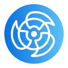 fan Gradient icon