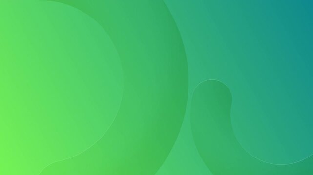 Circular looping animated on green gradient background, circle animation on green background looping animation background 