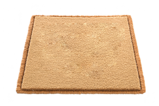 Cozy comfort doormat isolated on a transparent background - Powered by Adobe