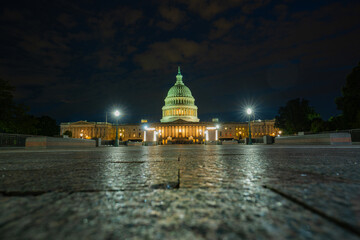 The Capitol building. The Capitol monument symbol of the American democratic system. The Capitol...