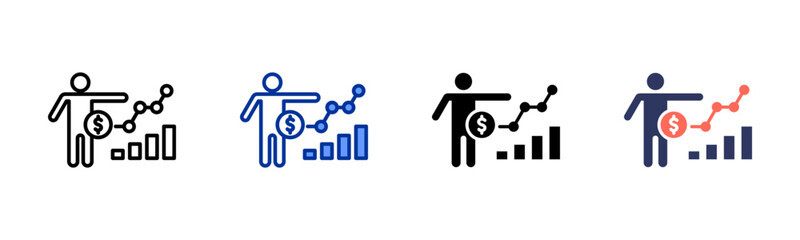 Wealth Insight icon sheet multiple style collection