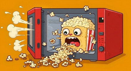 Popcorn Explosion! A Hilarious Microwave Mayhem