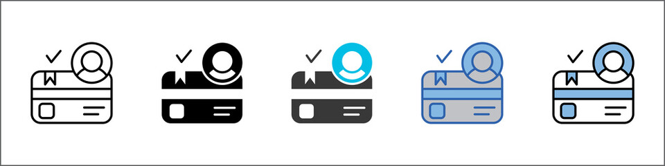 Member Icon Pack Multistyle Illustration