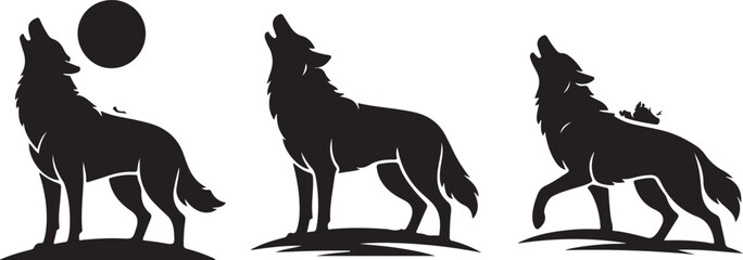 "Lone Howl: The Power of a Wolf Silhouette"
"Wild Spirit: Wolf in Shadow"
"Moonlit Predator: Silhouette of the Wild Wolf"