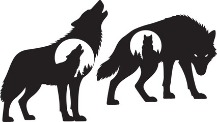 "Lone Howl: The Power of a Wolf Silhouette"
"Wild Spirit: Wolf in Shadow"
"Moonlit Predator: Silhouette of the Wild Wolf"
