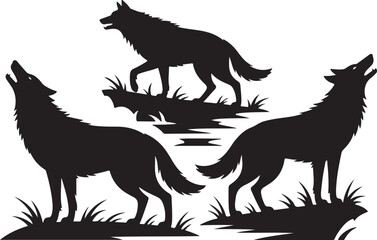 "Lone Howl: The Power of a Wolf Silhouette"
"Wild Spirit: Wolf in Shadow"
"Moonlit Predator: Silhouette of the Wild Wolf"
