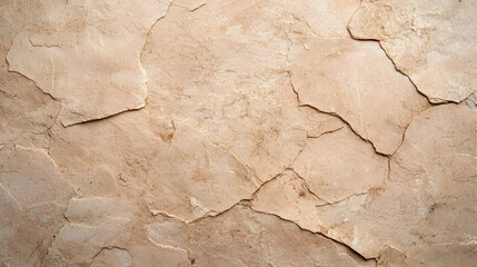 Fototapeta premium Textured Earthy Wall Surface with Cracks and Natural Patterns