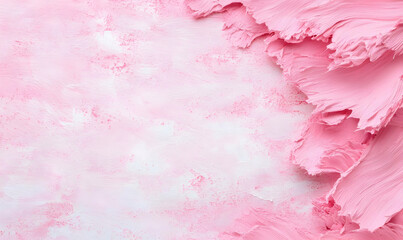 Soft Pink Paint Texture with Gentle Brush Strokes for Background Use