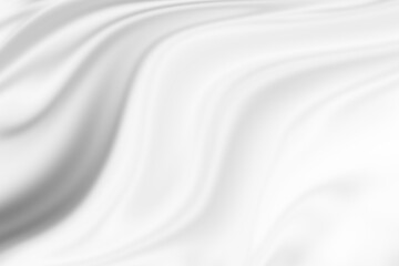 The fabric pattern is wavy white blurred abstract background
