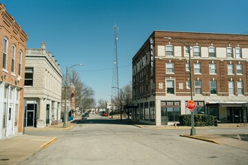 Naklejka premium Drake Hotel in Carthage, Missouri on Route 66