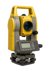 Isolate Transparent A modern surveying instrument used in construction and engineering projects for accurate measurements. PNG Die-Cut