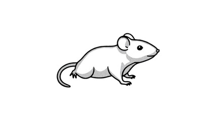 cartoon mouse vector illustration