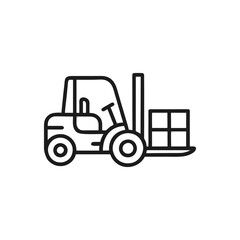 Forklift Truck Delivering Goods A Symbol of Logistics Efficiency Transportation and Warehouse Operations in Modern Supply Chains
