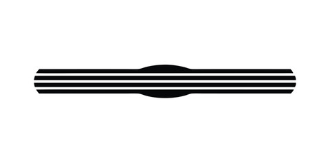 Horizontal Line Icon Vector Illustration