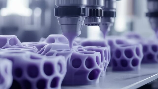Automated 3D printing equipment manufactures products