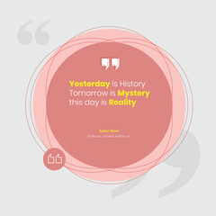 Set Bubble testimonial banner, quote, infographic. Social media post template designs for quotes. Empty speech bubbles, quote bubbles and text box