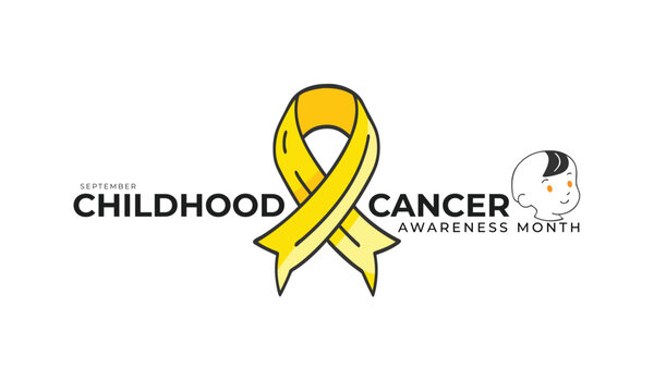 Childhood Cancer Awareness Month. background, banner, card, poster, template. Vector illustration.