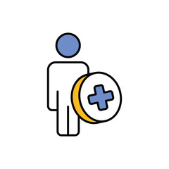 Public Health Icon vector stock illustration