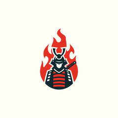 Samurai fire logo