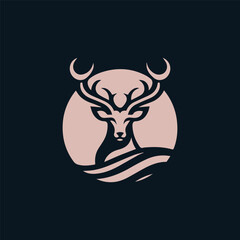 Majestic deer logo