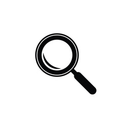 magnifying glass | Search Silhouette Vector Icon 