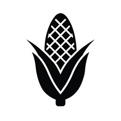 Croissant With Bold Outline Icon Vector Illustration