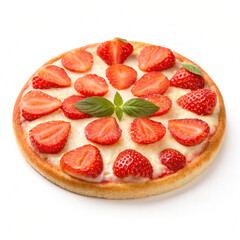 pizza with tomato and cheese