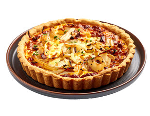 Traditional French Quiche with Caramelized Onions
