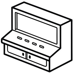 Illustration of a traditional pagoda isolated on transparent background