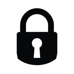 Paw Print With Bold Outline Icon Vector Illustration