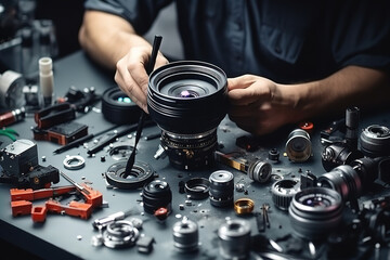 High-quality adjustment services for DSLR lenses to improve image clarity