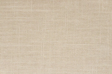 Brown linen fabric texture background, seamless pattern of natural textile.