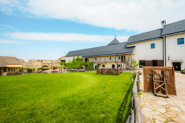 Fortress  Sumeg or S&uuml;meg castle in Hungary near balaton lake in Sumeg