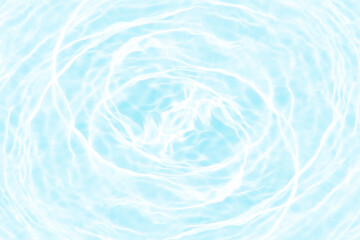 Blue water with ripples on the surface. Defocus blurred transparent blue colored clear calm water...