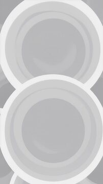 Abstract Background of Gray Circles in Geometric Pattern Design