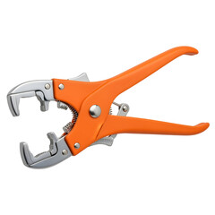 Fototapeta premium Orange and silver tool on white or transparent background