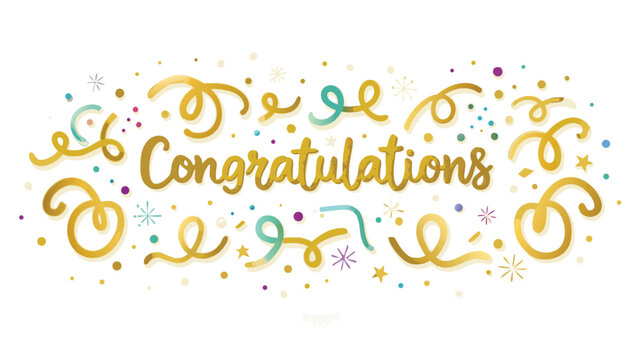 Happy birthday vector illustration card design with colorful floral swirl patterns and rainbow text art