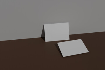 Blank Elegant Certificate Mockup Design