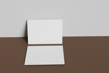 Blank Elegant Certificate Mockup Design